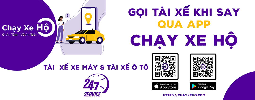 App gọi tài xế lái xe hộ khi uống rượu bia 